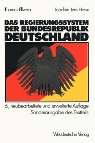 Kniha Regierungssystem Der Bundesrepublik Deutschland Joachim Jens Hesse