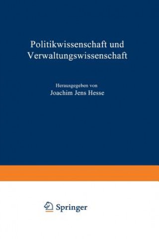 Buch Politikwissenschaft Und Verwaltungswissenschaft Joachim Jens Hesse