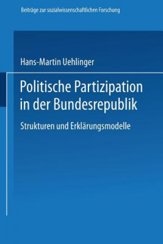 Könyv Politische Partizipation in Der Bundesrepublik H -M Uehlinger