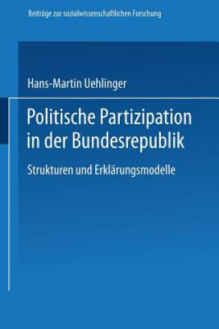 Książka Politische Partizipation in Der Bundesrepublik H -M Uehlinger