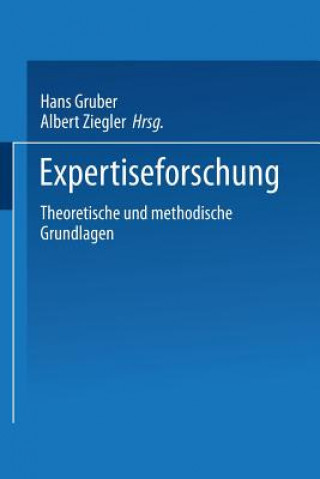 Kniha Expertiseforschung Hans Gruber