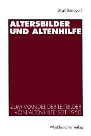 Buch Altersbilder Und Altenhilfe Birgit Baumgartl
