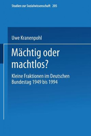 Knjiga Machtig Oder Machtlos? Uwe Kranenpohl