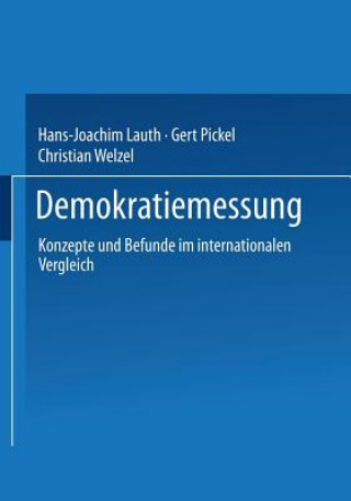 Książka Demokratiemessung Hans-Joachim Lauth