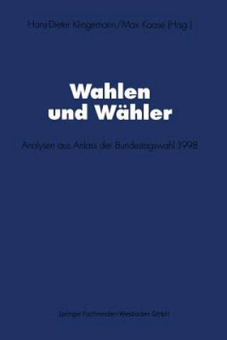 Kniha Wahlen Und Wahler Max Kaase