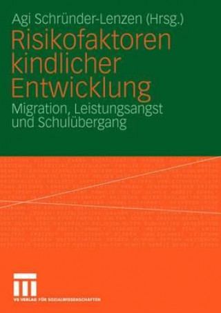 Knjiga Risikofaktoren Kindlicher Entwicklung Agi Schründer-Lenzen