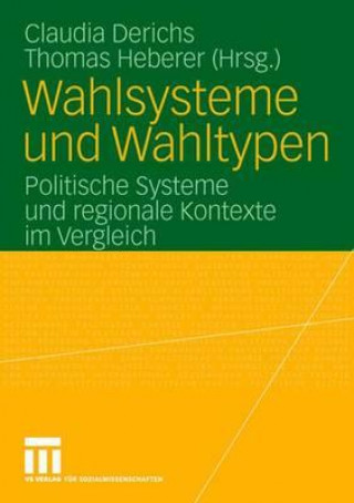 Książka Wahlsysteme Und Wahltypen Claudia Derichs