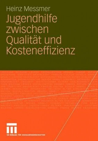 Kniha Jugendhilfe Zwischen Qualit t Und Kosteneffizienz Heinz Messmer