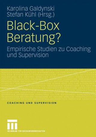 Książka Black-Box Beratung? Karolina Galdynski