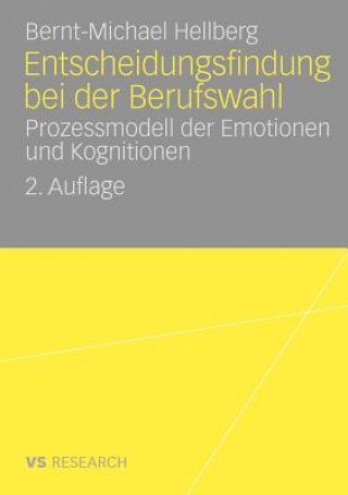 Buch Entscheidungsfindung Bei Der Berufswahl Bernt-Michael Hellberg