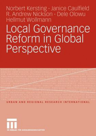 Kniha Local Governance Reform in Global Perspective Hellmut Wollmann
