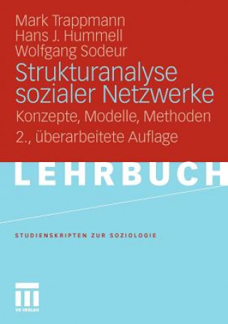 Книга Strukturanalyse Sozialer Netzwerke Wolfgang Sodeur