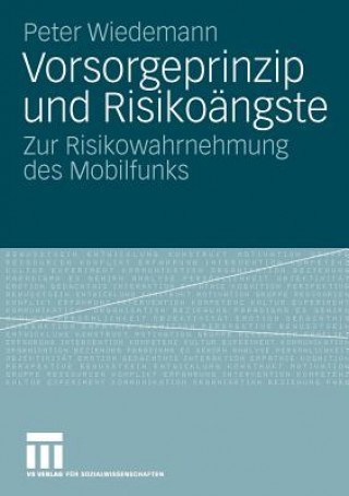 Kniha Vorsorgeprinzip Und Risiko ngste Wiedemann