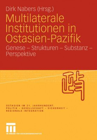 Kniha Multilaterale Institutionen in Ostasien-Pazifik Dirk Nabers