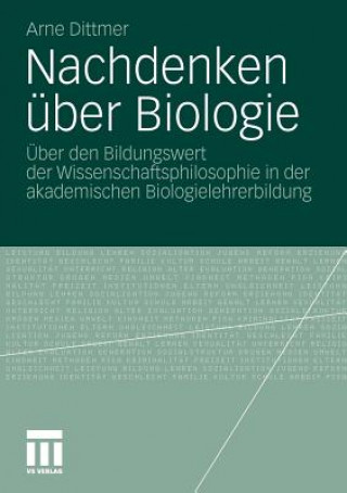 Książka Nachdenken  ber Biologie Arne Dittmer