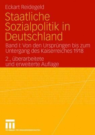 Livre Staatliche Sozialpolitik in Deutschland Eckart Reidegeld