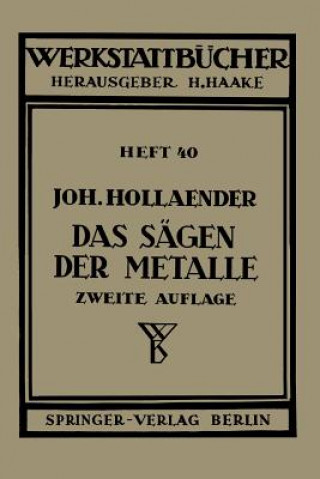 Carte Sagen Der Metalle Johannes Hollaender