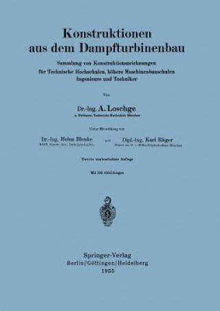 Libro Konstruktionen Aus Dem Dampfturbinenbau K Ruger