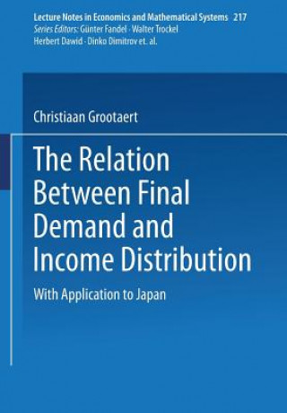 Könyv Relation Between Final Demand and Income Distribution Christaan Grootaert