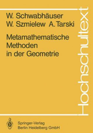 Книга Metamathematische Methoden in Der Geometrie A Tarski