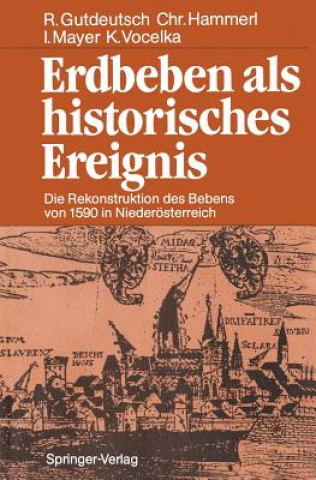 Kniha Erdbeben ALS Historisches Ereignis Karl Vocelka