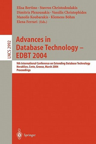 Kniha Advances in Database Technology - Edbt 2004 Elisa Bertino