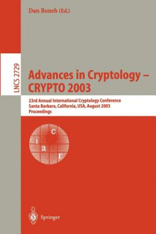 Carte Advances in Cryptology -- Crypto 2003 D. Boneh