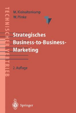 Buch Strategisches Business-To-Business-Marketing Michael Kleinaltenkamp