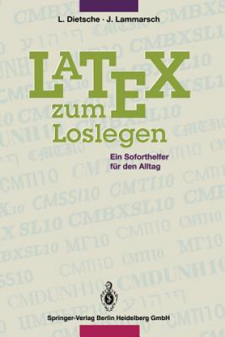 Könyv Latex Zum Loslegen Joachim Lammarsch