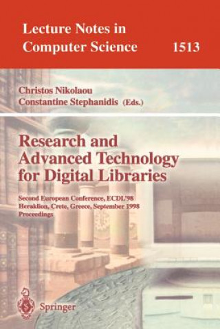 Книга Research and Advanced Technology for Digital Libraries Christos Nikolaou
