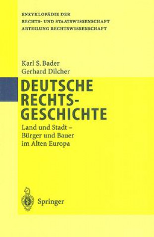 Carte Deutsche Rechtsgeschichte Gerhard Dilcher