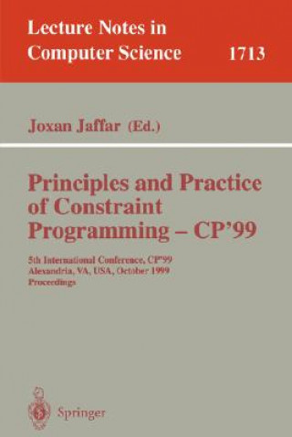 Carte Principles and Practice of Constraint Programming - CP'99 Joxan Jaffar