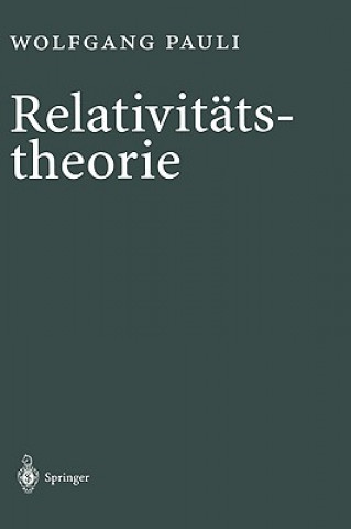 Kniha Relativit tstheorie Wolfgang Pauli