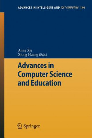 Książka Advances in Computer Science and Education Anne Xie