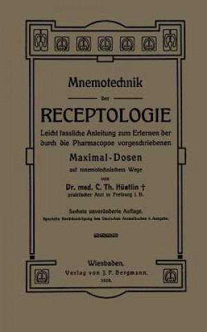 Book Mnemotechnik Der Receptologie Na Huetlin