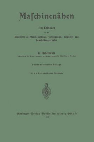 Buch Maschinen hen Gertrud Behrendsen