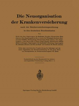 Книга Neuorganisation Der Krankenversicherung Metz Von Hoffmann