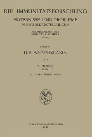 Könyv Anaphylaxie Robert Doerr