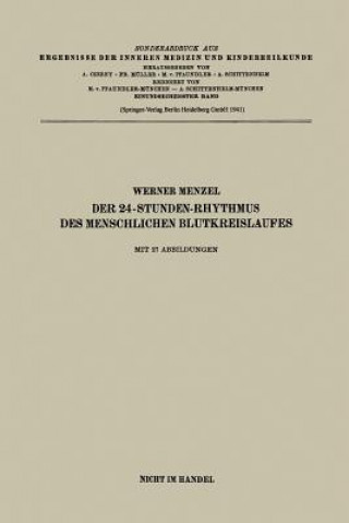 Carte 24-Stunden-Rhythmus Des Menschlichen Blutkreislaufes Werner Menzel