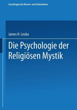 Kniha Die Psychologie Der Religi sen Mystik Erica Pfohl