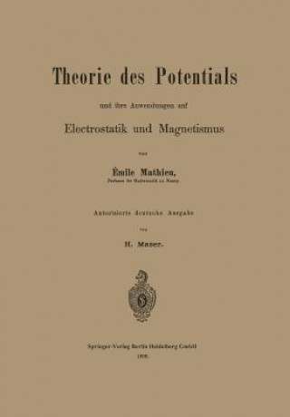 Książka Theorie Des Potentials Und Ihre Anwendungen Auf Electrostatik Und Magnetismus Harald Maser