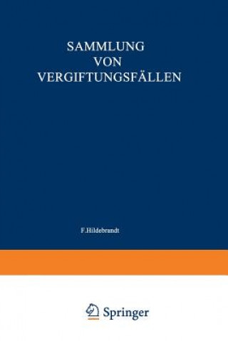 Kniha Sammlung Von Vergiftungsfallen Wieland Fuhner