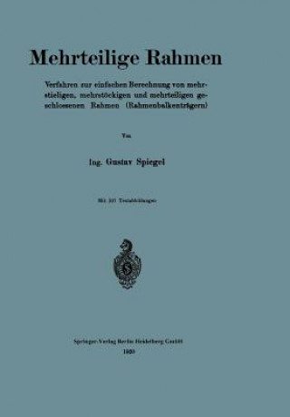 Книга Mehrteilige Rahmen Gustav Spiegel