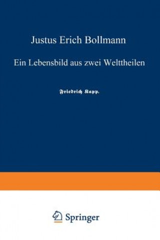 Libro Justus Erich Bollmann Justus Erich Bollmann