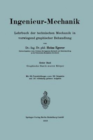 Könyv Ingenieur-Mechanik Heinz Egerer