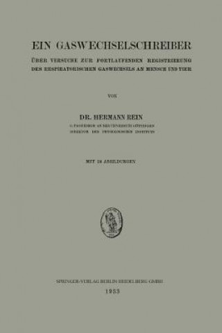 Libro Ein Gaswechselschreiber Hermann Rein