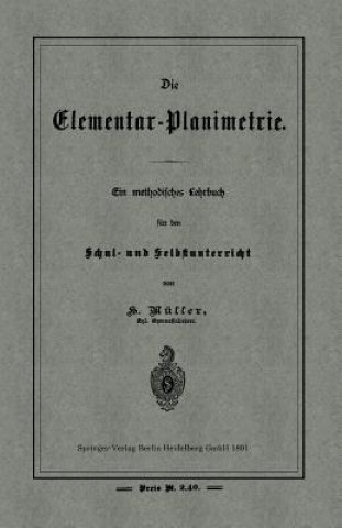 Kniha Elementar-Planimetrie H. Müller