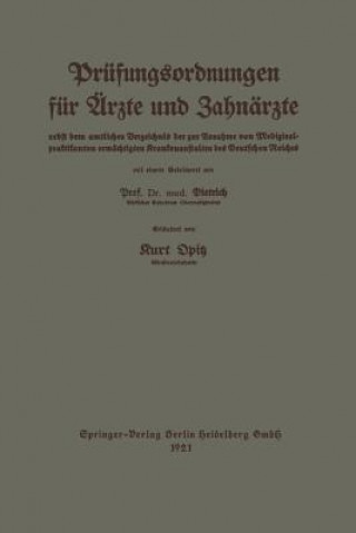 Livre Leitfaden Der Pr fungsordnungen F r  rzte Und Zahn rzte Eduard Dietrich