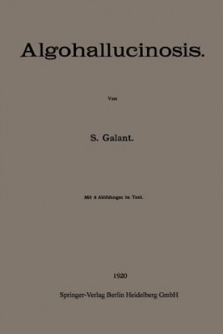 Книга Algohallucinosis S Galant
