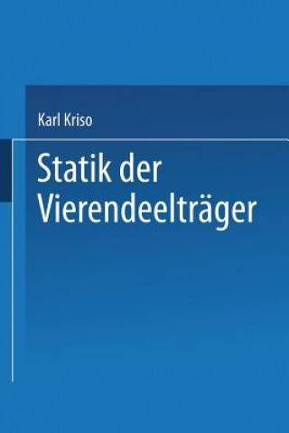 Knjiga Statik Der Vierendeeltr ger Karl Kriso